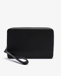 Chantaco Piqu&eacute; Leather Zipped Pouch