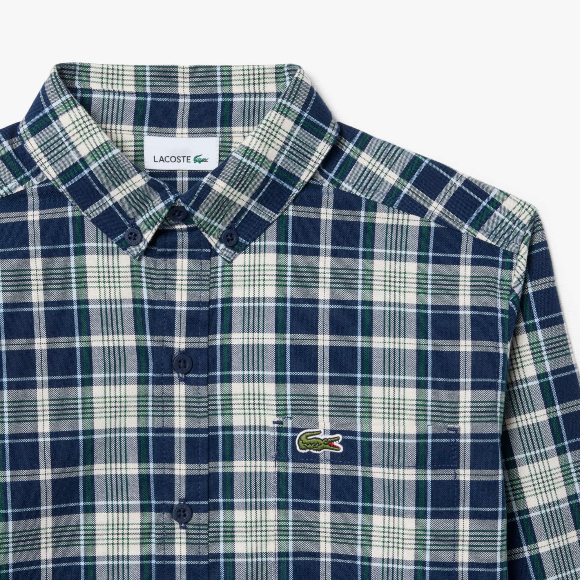 Oxford Cotton Plaid Shirt