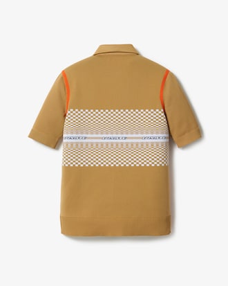 Unisex Lacoste Fashion Show Edition Checkerboard Polo