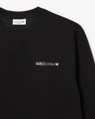Men's Piqué Badge Accent Sweatshirt