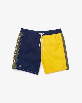 Men&rsquo;s Lightweight Colorblock Swimming Trunks
