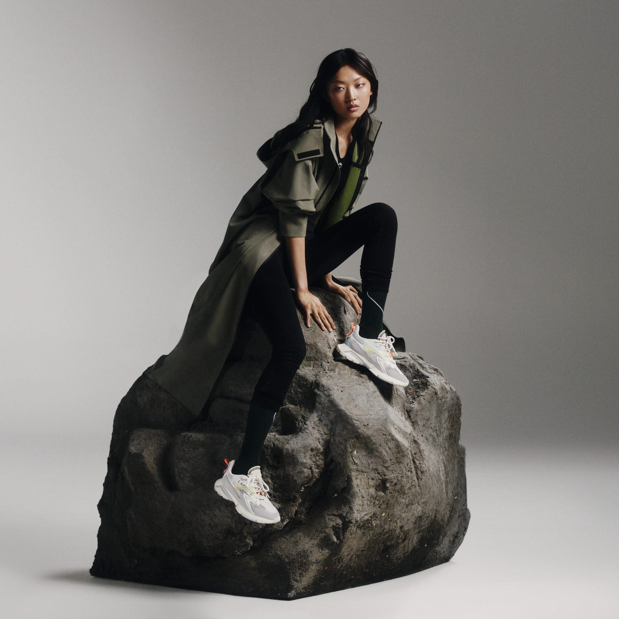 ★LACOSTE★WMNS L003 Neo Tech★カーキ★ 61WyniEScfL.jpg