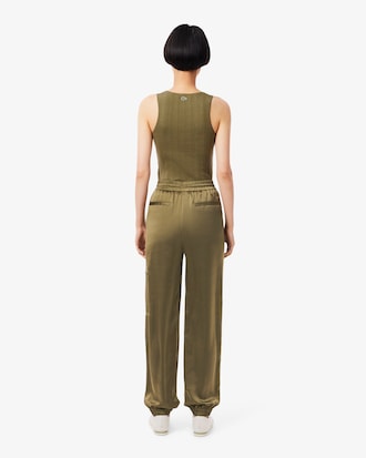 Women's Oversized Satin Sweatpants