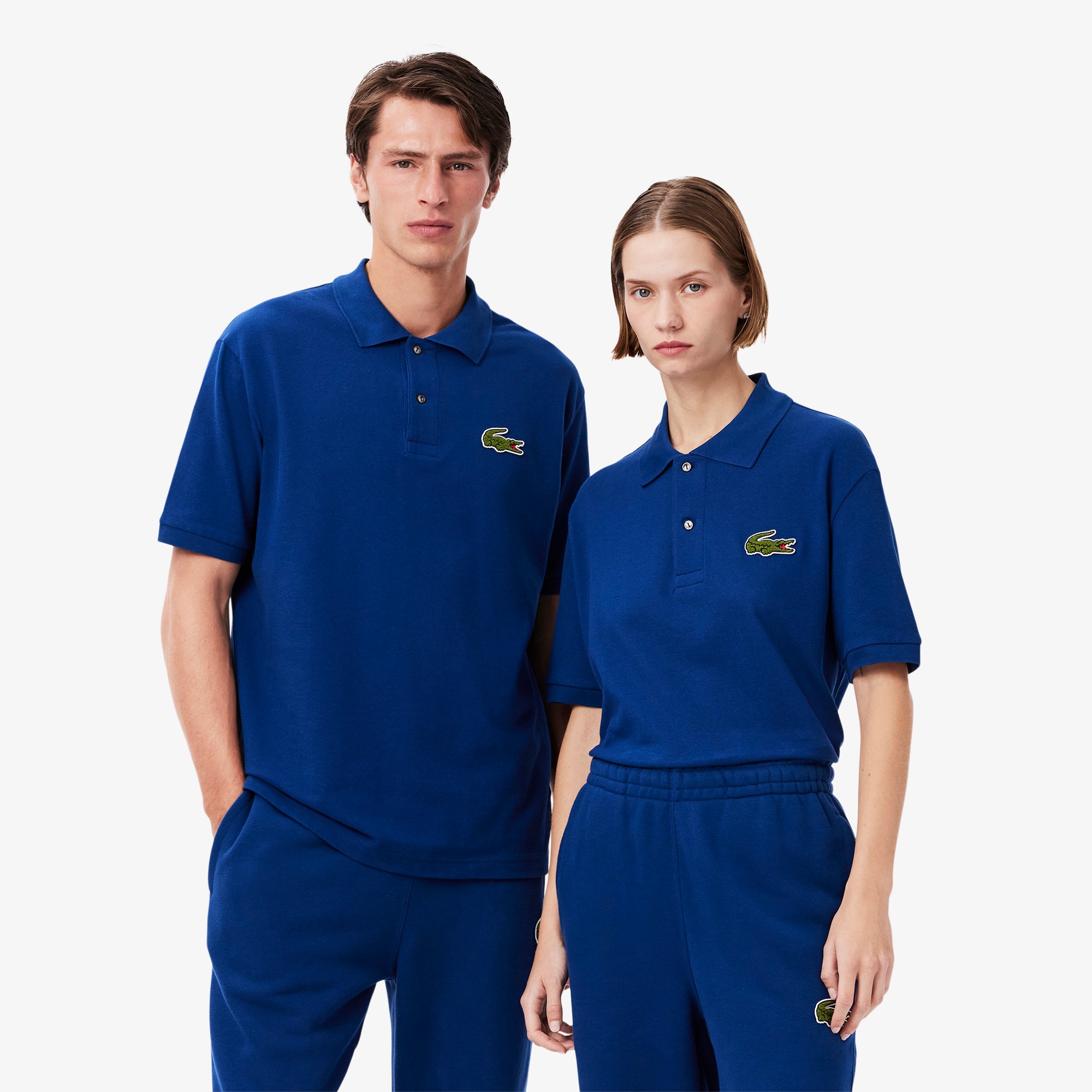 Lacoste Unisex Loose Fit L.12.12 Piqué Badge Polo