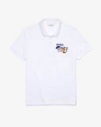 Polo Lacoste Regular Fit en piqu&eacute; de algod&oacute;n bordado para hombre