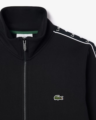 Men's Logo Stripe Zip-Up Sweatshirt