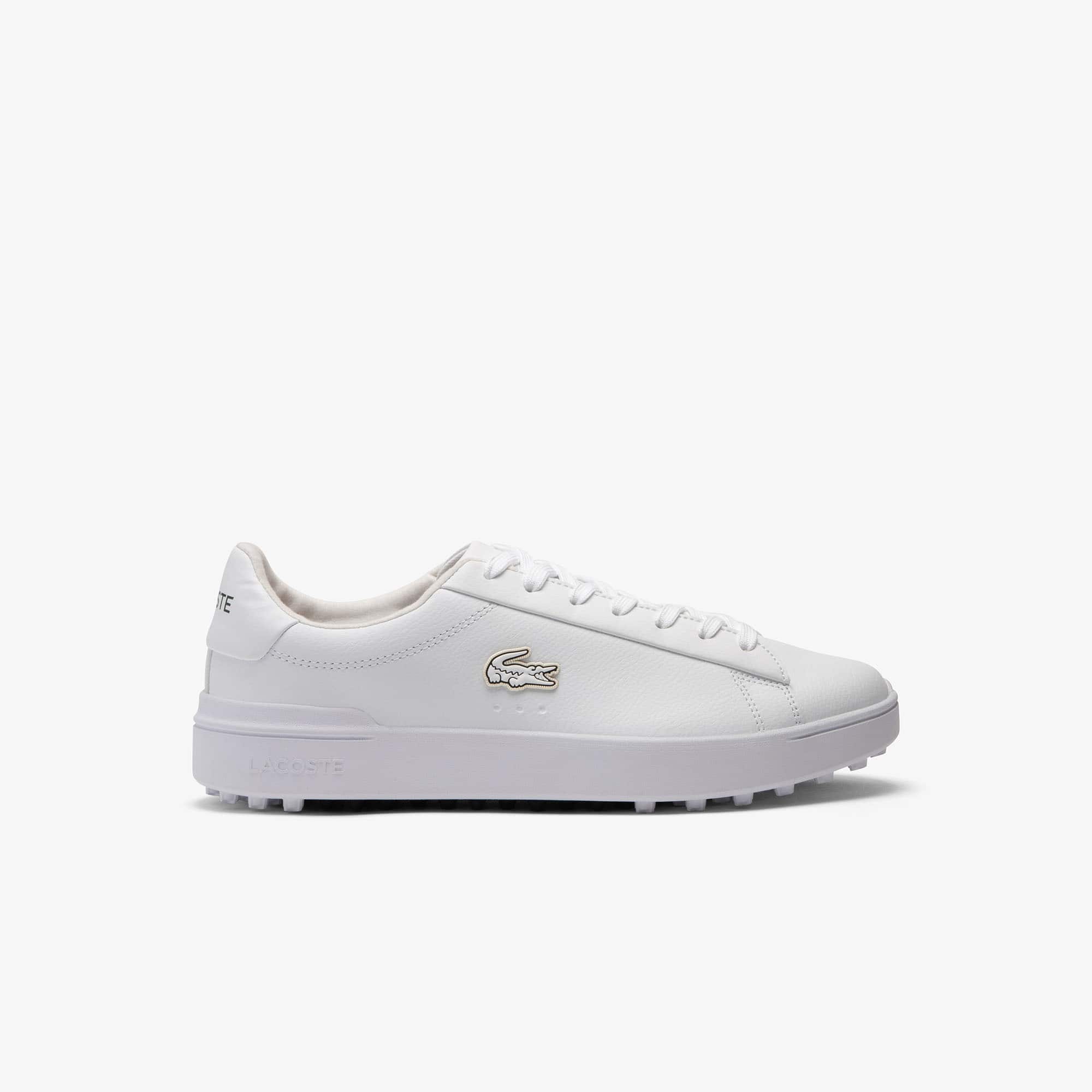 Lacoste Men's Carnaby Golf Leather Golf Shoes - 7 In White