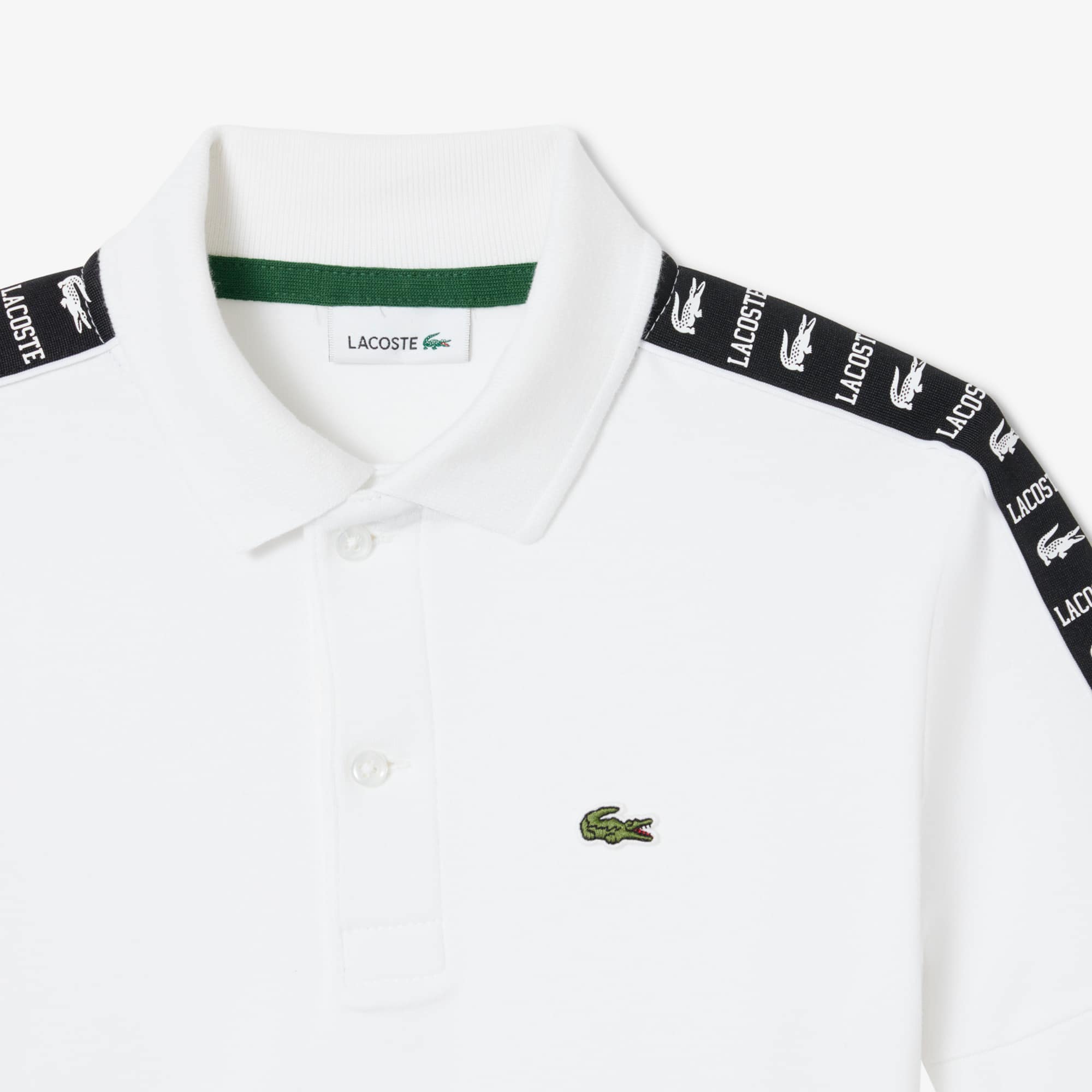 新品 LACOSTE x atmos 日本製 Polo White L LACOSTE atmos limited Polos WHITE（ラコステ アトモスリミテッド