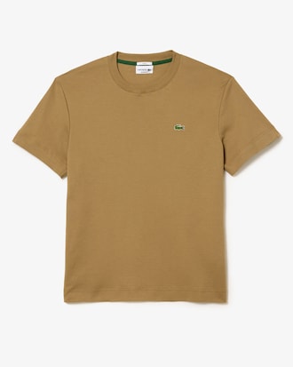 T-shirt à col rond unisexe en coton biologique uni