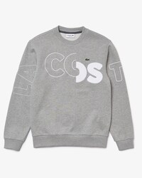Men's Heritage Destructured Branding Crew Neck Fleece Sweatshirt