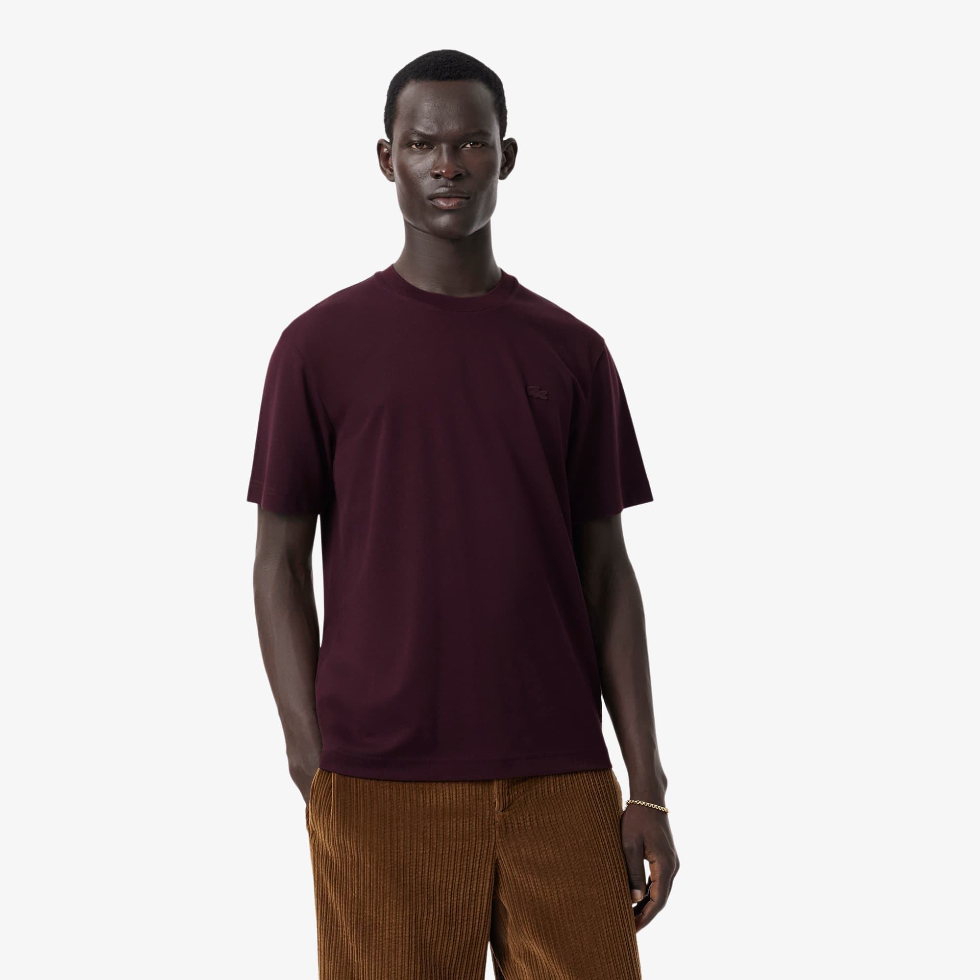 Lacoste Men's Classic-Fit Crewneck T-Shirt - Medium Purple