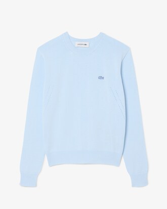 3D Knit Crew Neck Sweater