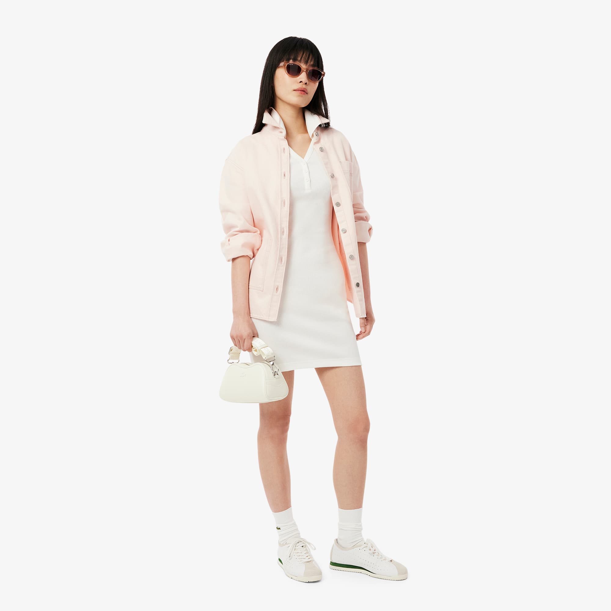 LACOSTE★LORA Horizontal Shoulder Bag★柔らかい革★早期完売 LACOSTE☆LORA Horizontal Shoulder Bag☆柔らかい革☆早期完売