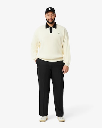Pantalones de traje de pierna recta para hombre