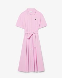 Women's Flared Mini-Piqu&eacute; Polo Dress