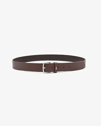 Cintur&oacute;n De Piel Lisa Para Hombre