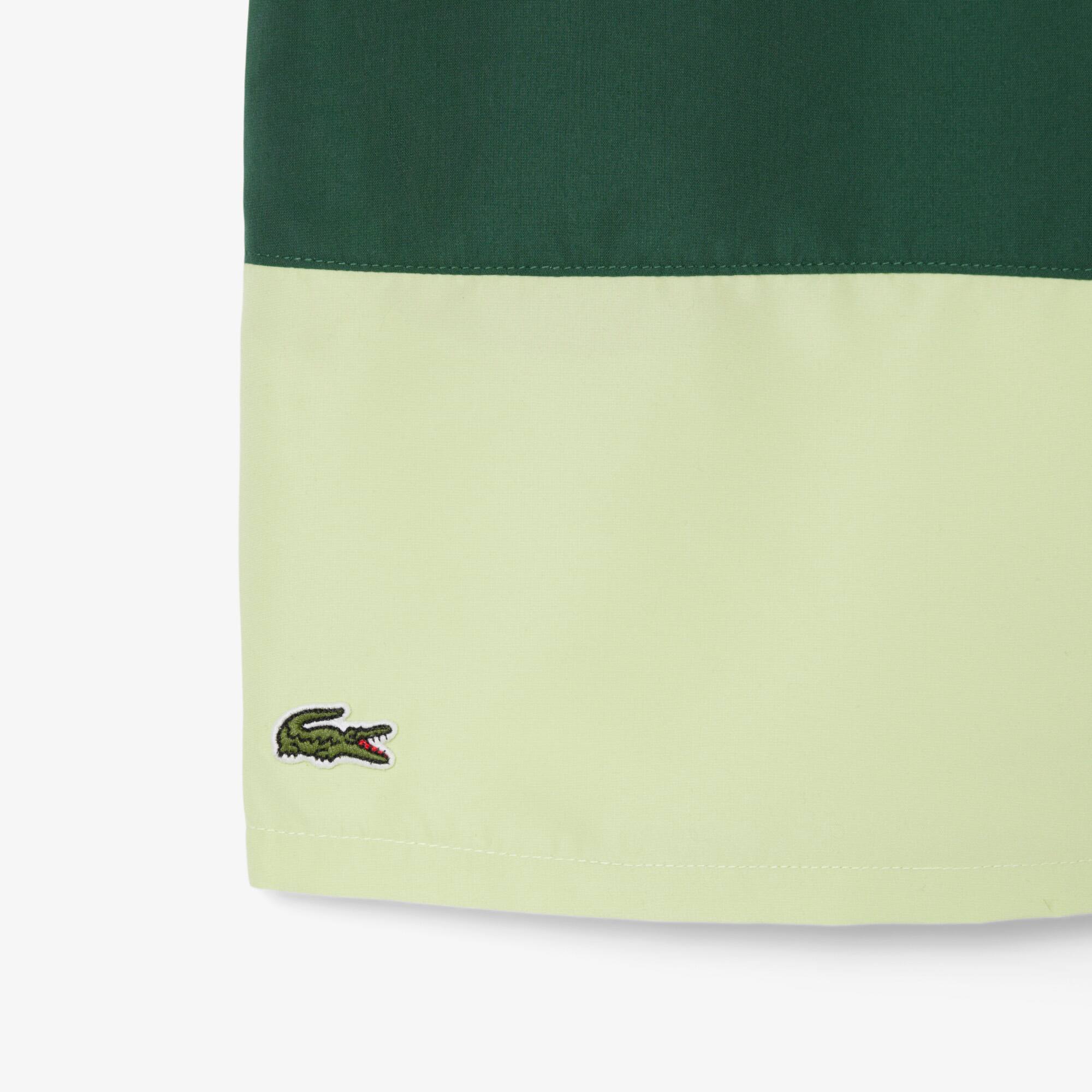 Striped Swim Trunks