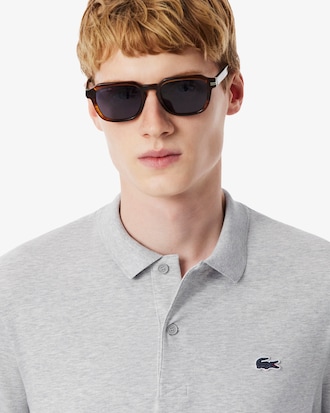 Polo Regular Fit De Algod&oacute;n Con Manga Larga