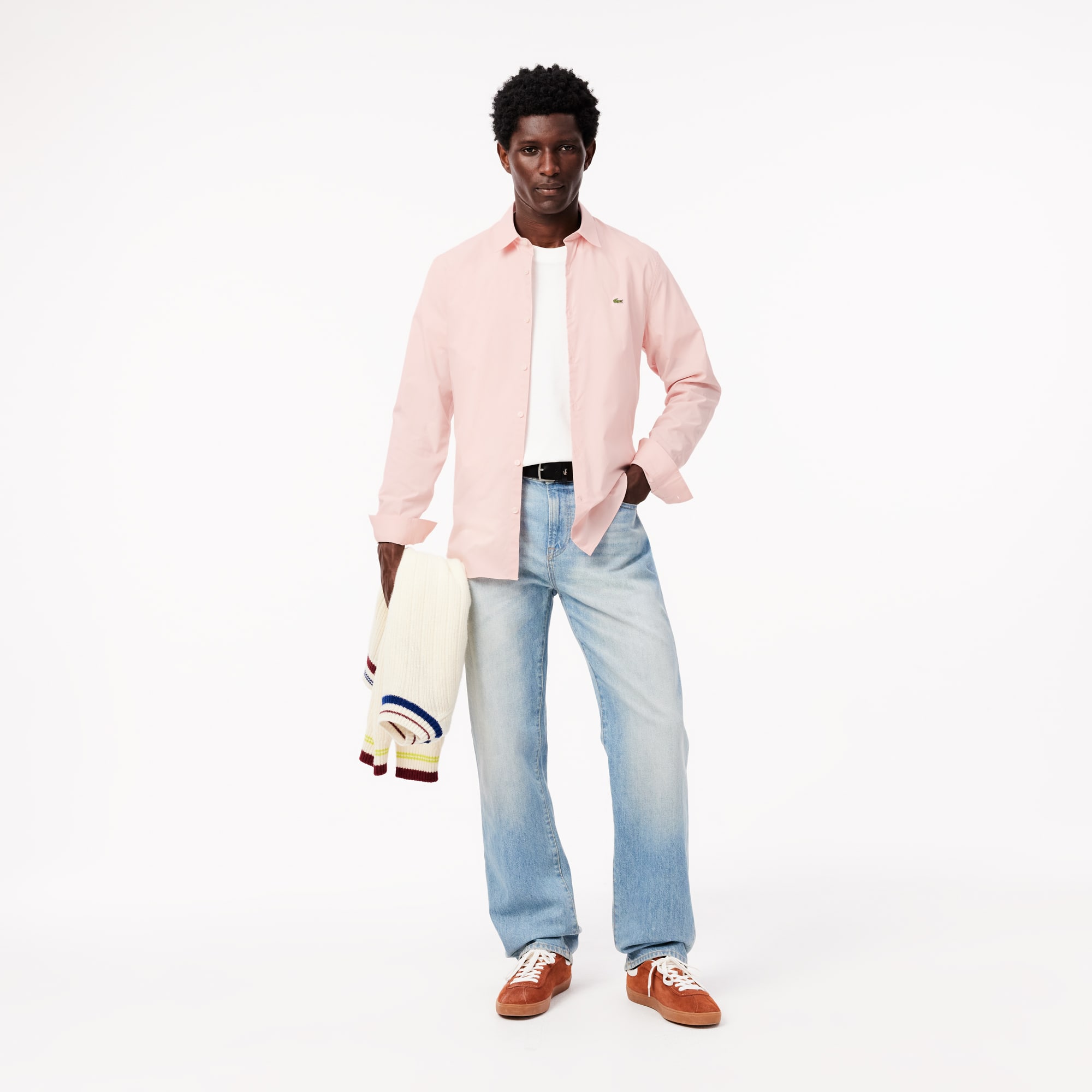 Chemise LL Bean Homme 2XL – Rose à Carreaux – UPF 50 – Manches Courtes