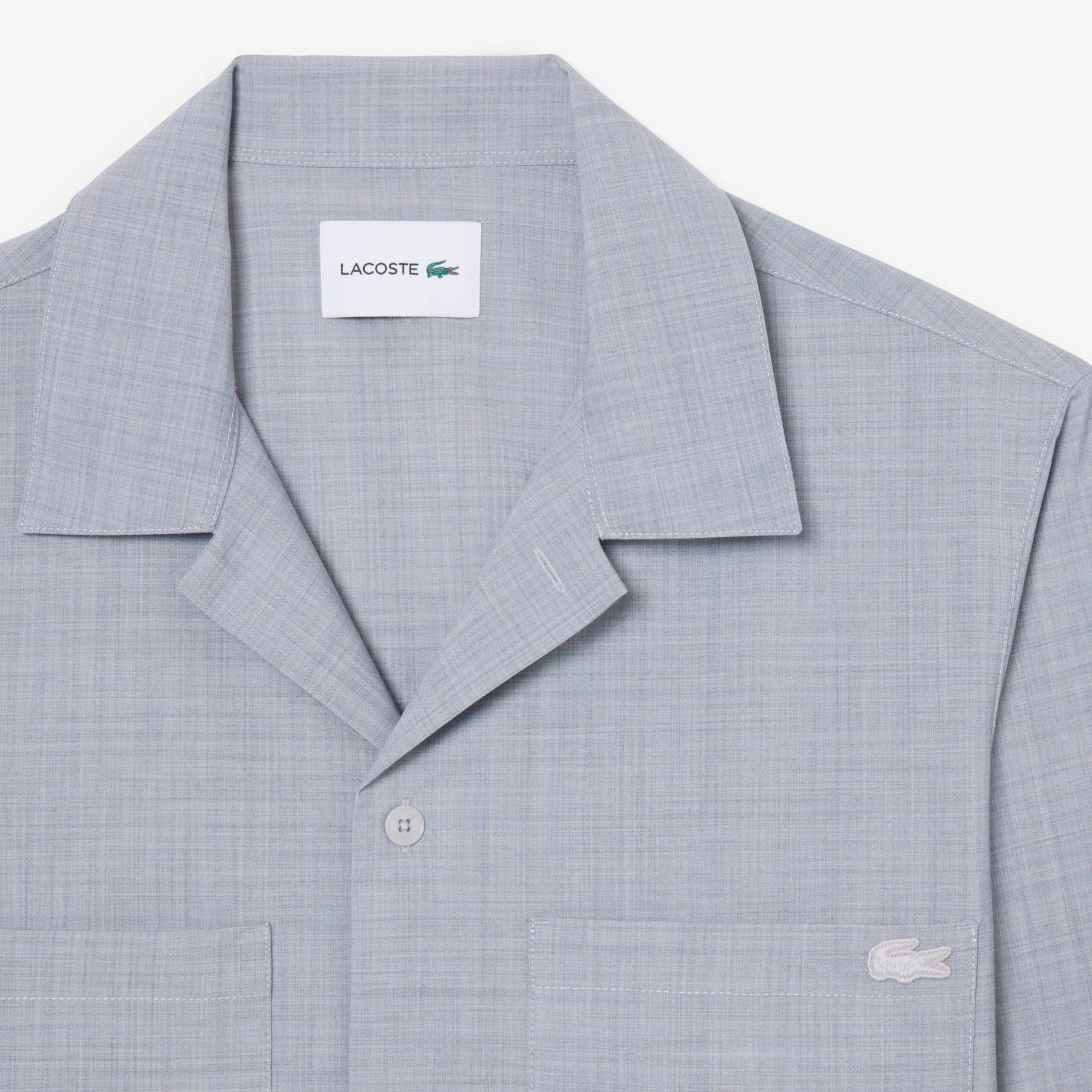 Oversized Wool Blend Overshirt - Button Down Shirts - New In 2026