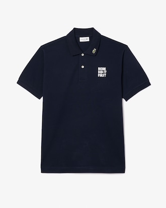 Polo con texto Classic Fit L.12.12