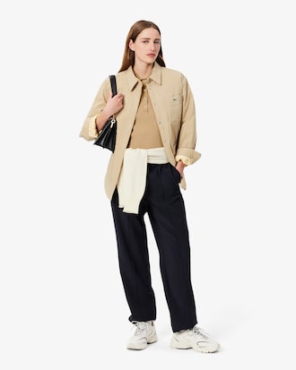 Women's L.12.D Slim Fit Stretch Mini Piqué Polo