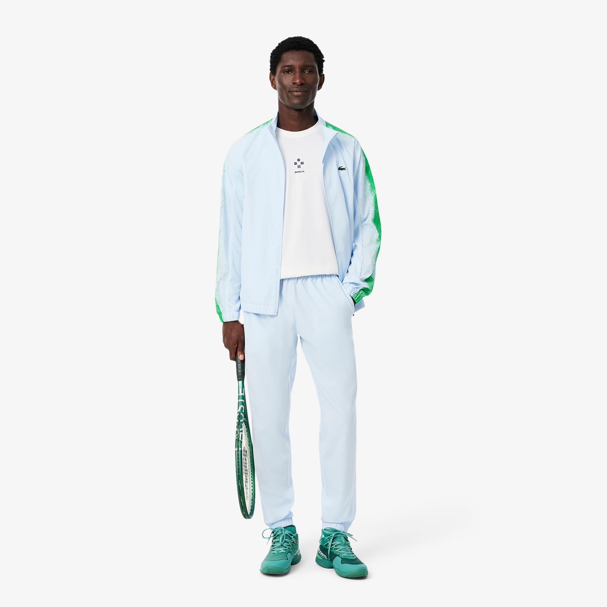 LACOSTE★Tipping Line Match Tシャツ Color Tipping Line Match Pique Stretch T-Shirt