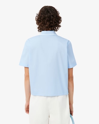 Camisa Oversized con Efecto Petit Piqu&eacute;