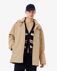 Men's Mid-Length Water-Repellent Hooded Parka