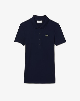 Women's Slim Fit L.12.D Ribbed Cotton Polo