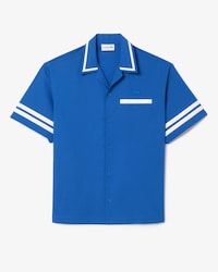 Chemise en twill de coton avec imprim&eacute; au dos