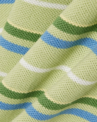 Boys' Contrast Stripe Petit Piqu&eacute; Polo