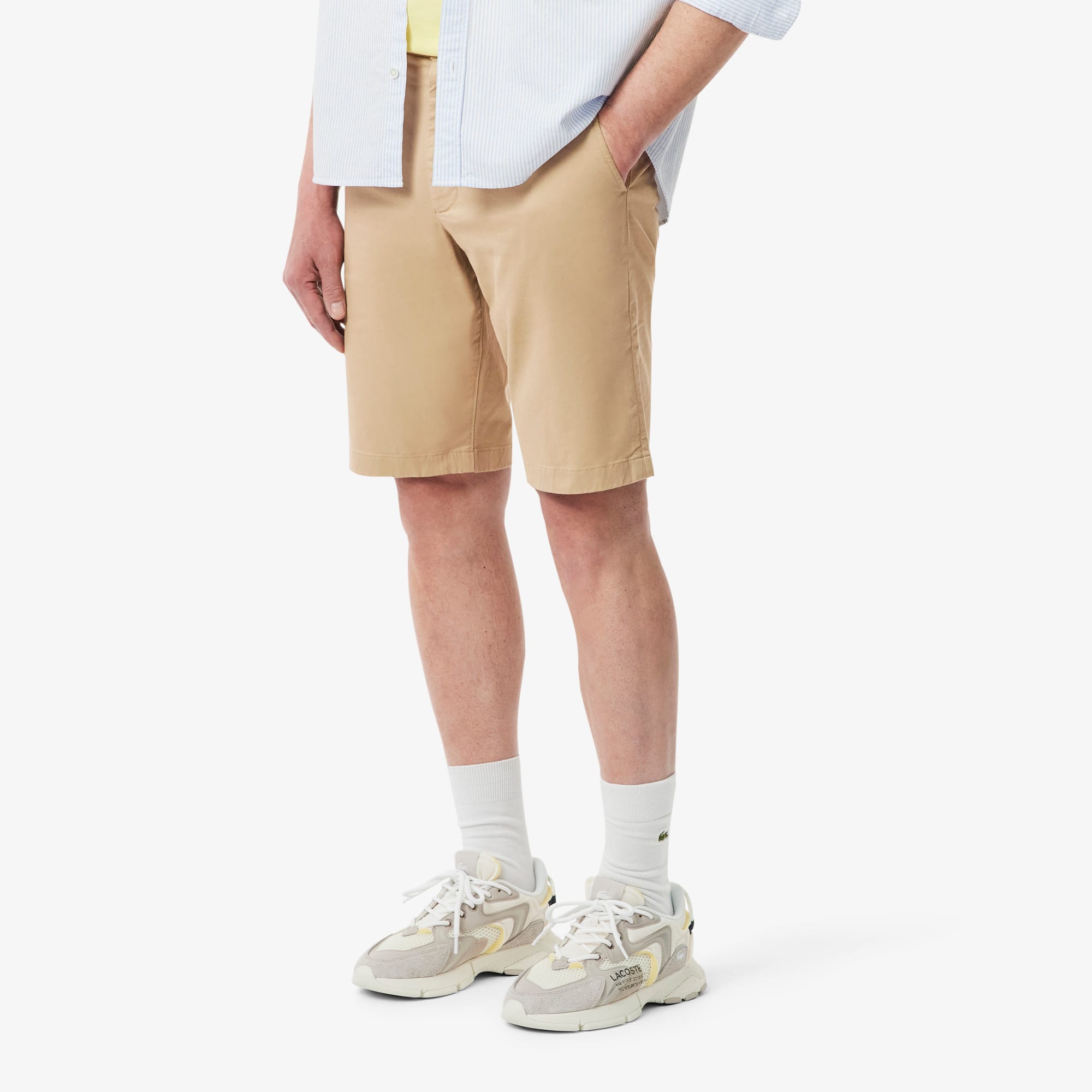 Stretch Twill Chino Shorts - Shorts & Swim - New In 2026 | Lacoste