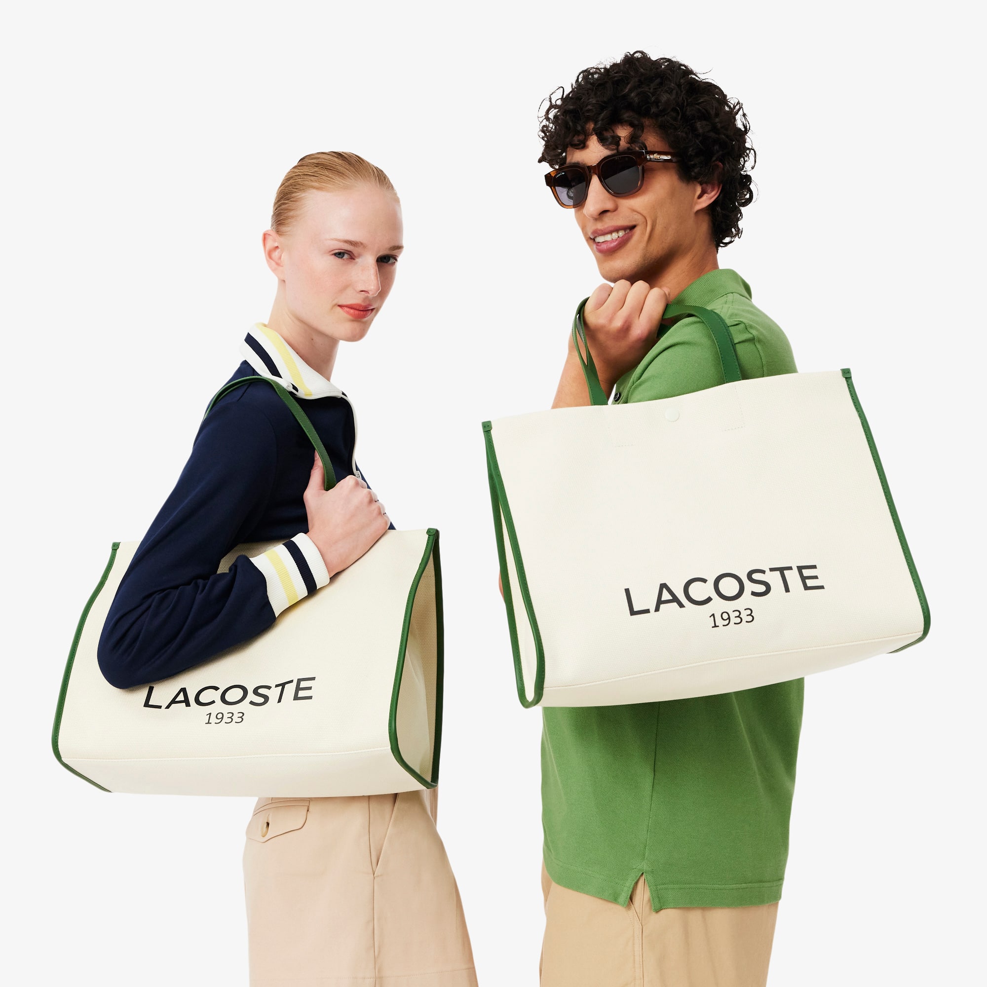 Large Heritage Canvas Tote - Bags - New In 2026 | Lacoste