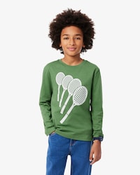 Long Sleeved Cotton T-Shirt