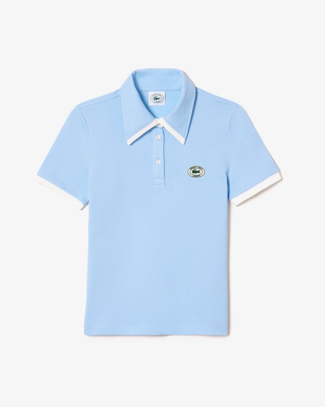 Lacoste x Sporty & Rich Contrast Collar Polo - Polo Shirts - New 