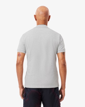Polo jaspeado de corte cl&aacute;sico L.12.12 para hombre