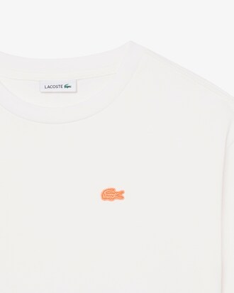 Crocodile Print Cotton T-shirt