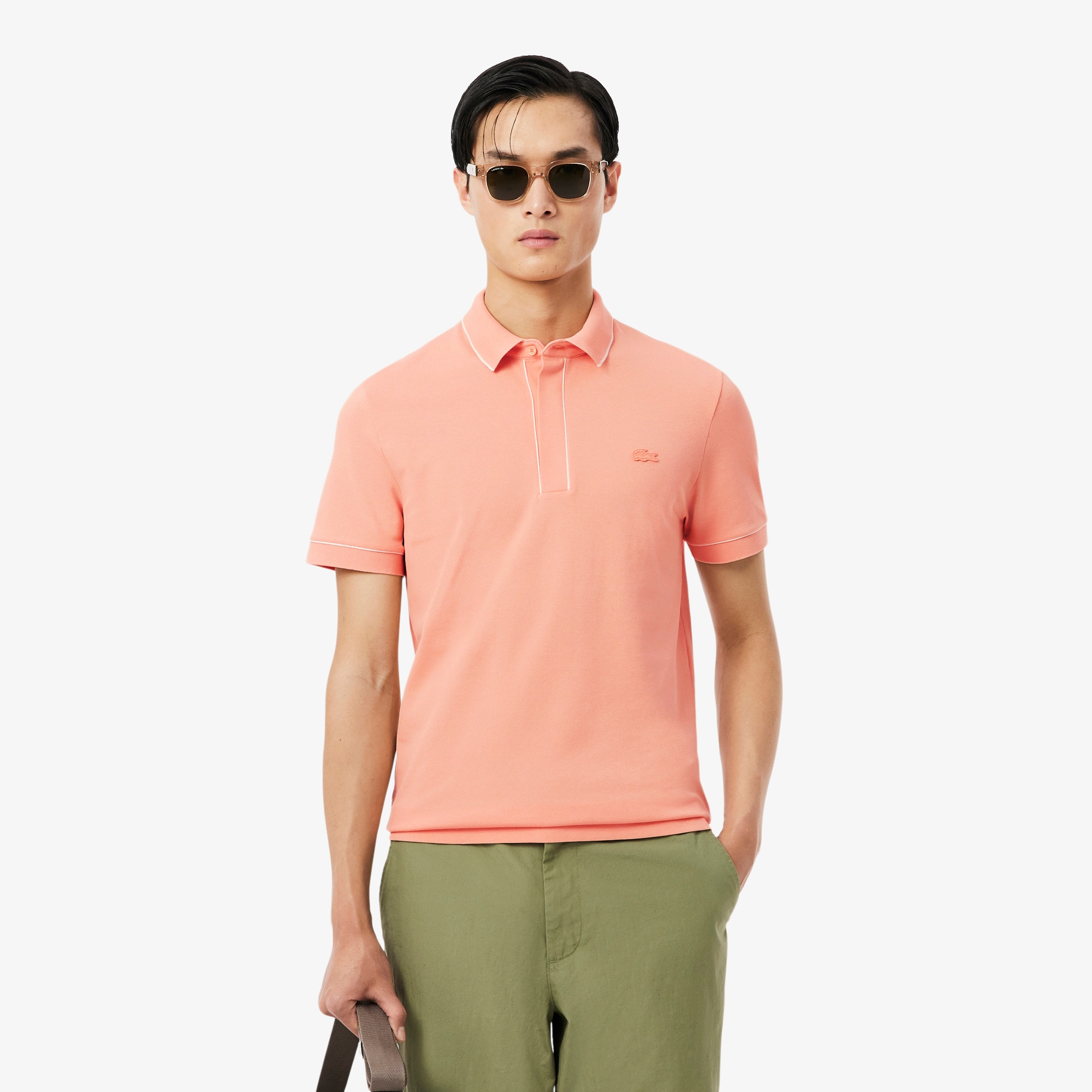 Men's Regular Fit Paris Stretch Piqué Polo - Polo Shirts - New In