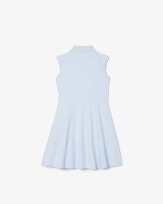 Kids' Sleeveless Stretch Piqué Polo Dress