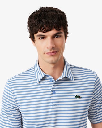 Regular Fit Ultra Dry Striped Golf Polo