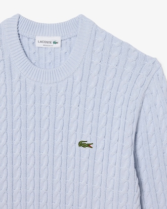 Pull homme en maille de coton torsad&eacute;e