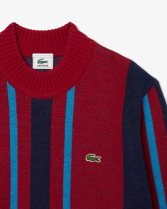 Men's Archive Edition High-Neck Striped Sweater