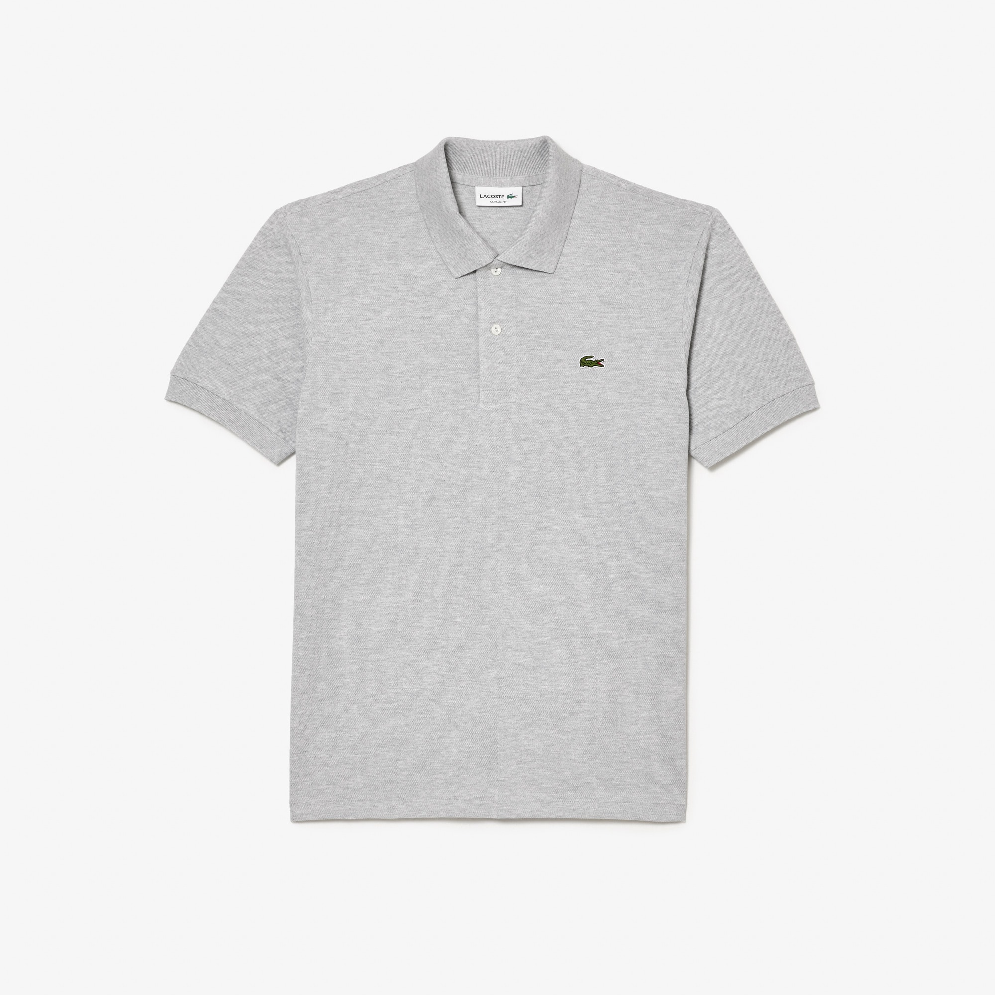 LACOSTE ダークグレー ポロシャツ Men's Classic Fit L.12.12 Heathered Polo - Polo Shirts - New