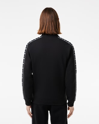 Men's Logo Stripe Zip-Up Sweatshirt