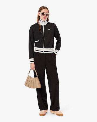 Sudadera Con Cierre  De Rayas