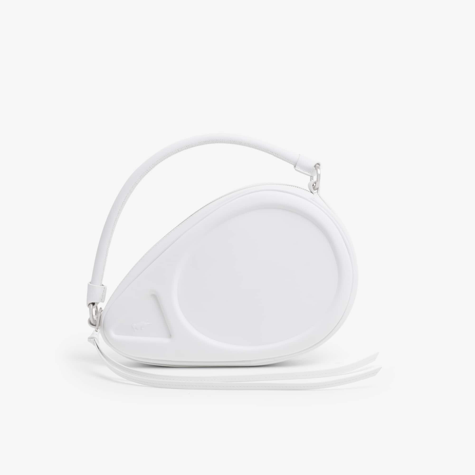 Lacoste Runway Leather Racket Bag - One Size In White