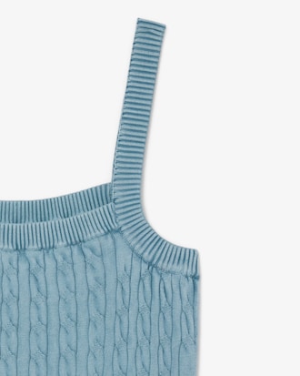 Women's Wash Effect Cable Knit Dress