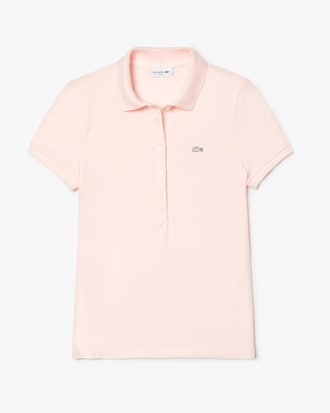 Women's Slim Fit Stretch Mini Cotton Piqué Polo