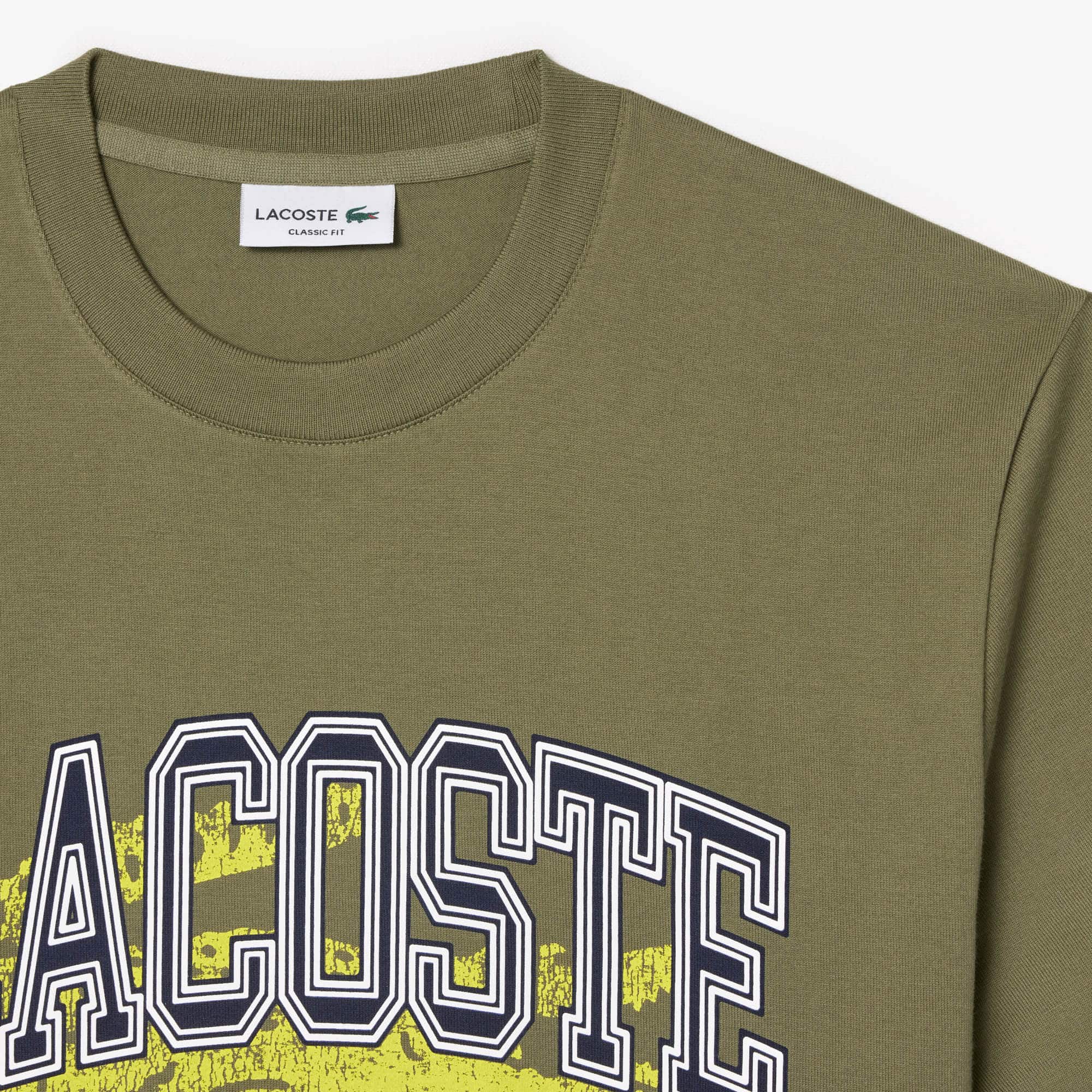 Tシャツ・カットソー LACOSTE Men T-shirt Kaki TH7318 BMY Cotton T-shirt - Men's t-shirts - New In 2025 | Lacoste